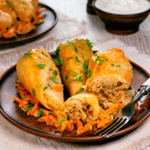 Holubtsi with Meat (Chicken/Beef)