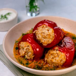 Stuffed Peppers with Mushrooms