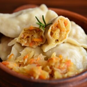 Varenyky with Cabbage & Mushroom