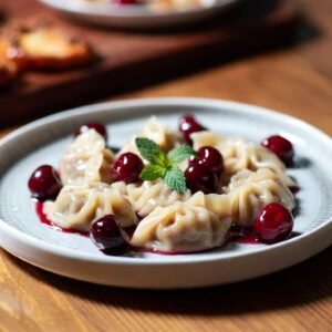 Varenyky with Sour Cherries