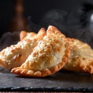 Chebureki with chicken