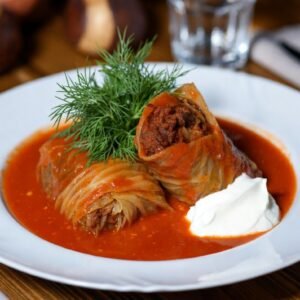 Holubtsi with Meat (Chicken/Beef)