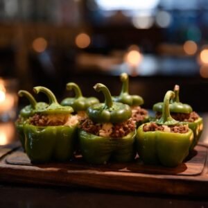 Stuffed Peppers with Mushrooms