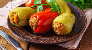 Stuffed Peppers with Meat (Chicken, Beef)